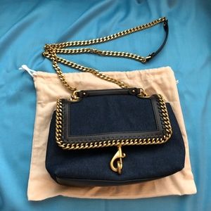 Rebecca Minkoff denim crossbody bag